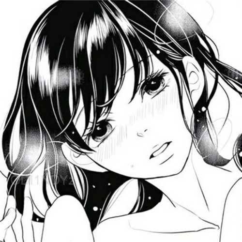 动漫高冷霸气暗黑女生头像图片