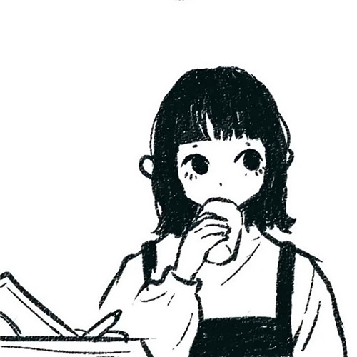 动漫高冷霸气暗黑女生头像图片