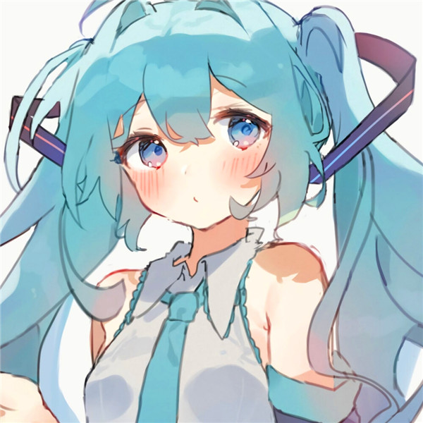 初音未来卡哇伊甩葱小歌姬头像图片