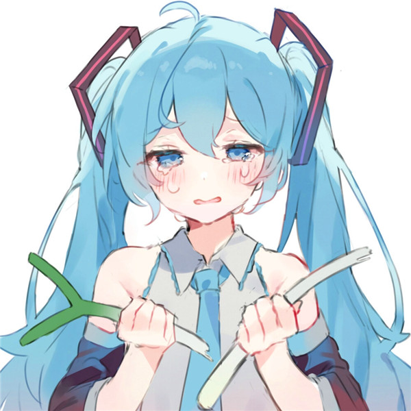 初音未来卡哇伊甩葱小歌姬头像图片