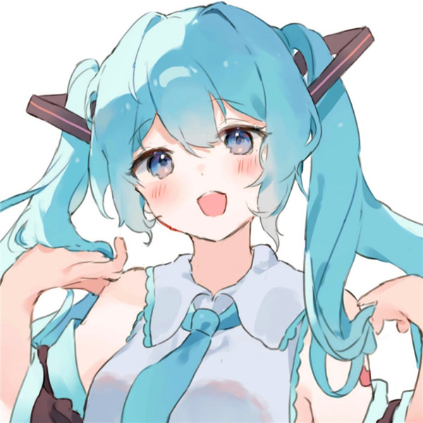初音未来卡哇伊甩葱小歌姬头像图片