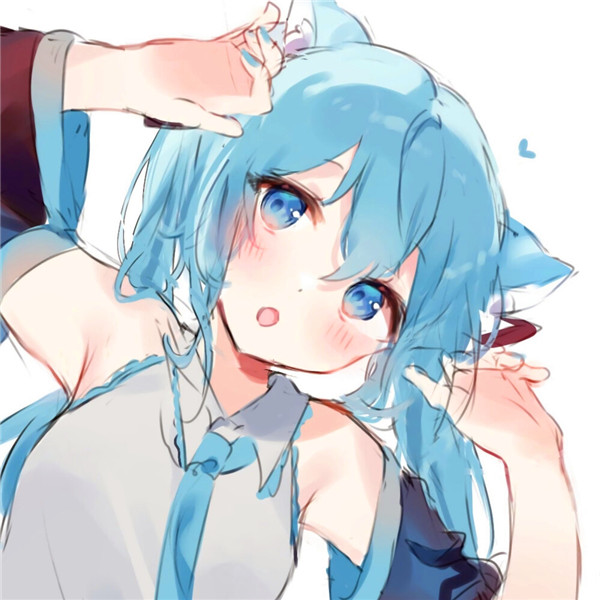 初音未来卡哇伊甩葱小歌姬头像图片