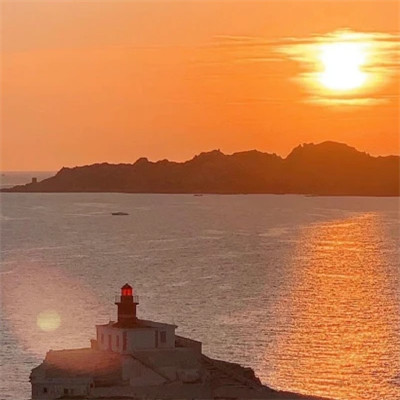 唯美黄昏风景头像