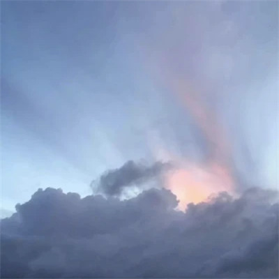 高级蓝色治愈系背景图片头像