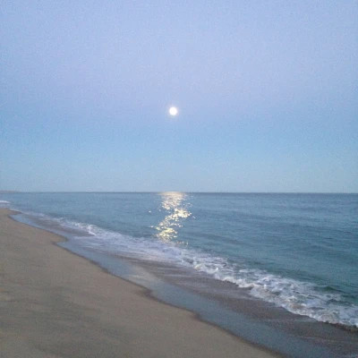 高级蓝色治愈系背景图片头像