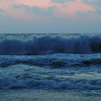 高级蓝色治愈系背景图片头像