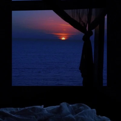 背景图片干净治愈系蓝色头像