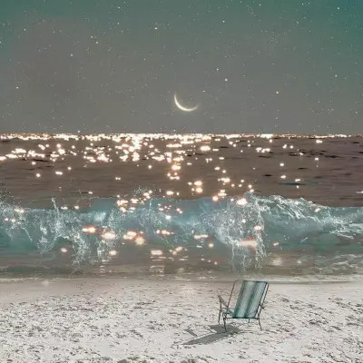 背景图片干净治愈系蓝色头像