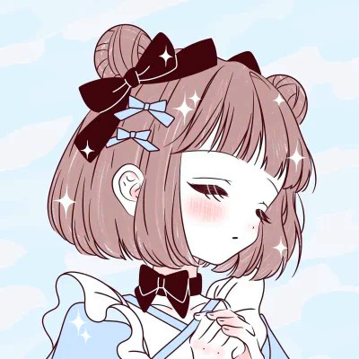 动漫萌系闺蜜头像