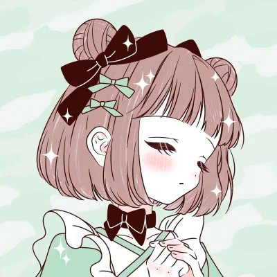 动漫萌系闺蜜头像