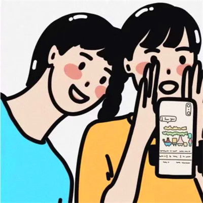 2025年情侣头像最新可爱一对两张图片