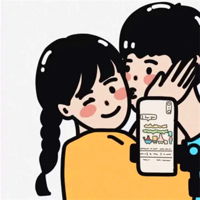 2025年情侣头像最新可爱一对两张图片