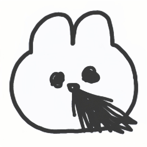 简笔画小兔子可爱头像图片