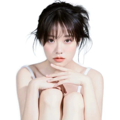 白底简约高级头像女生高清图片