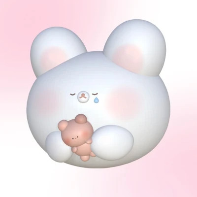 可爱又高级的白底头像图片