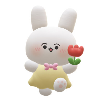 可爱又高级的白底头像图片