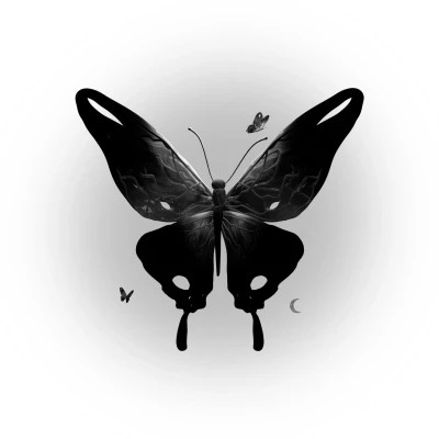 蝴蝶高级感ins头像图片