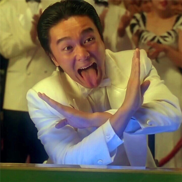 周星驰一左一右情侣头像图片