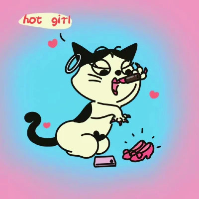 沙雕不明显的情侣头像