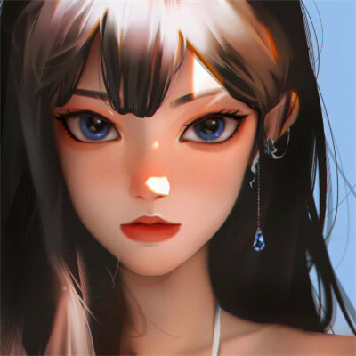 神仙惊艳手绘头像女