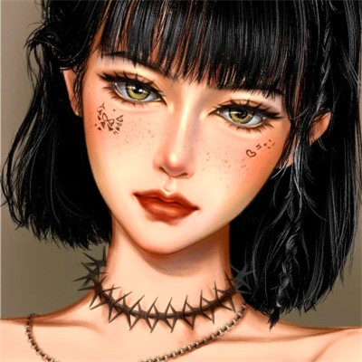 神仙惊艳手绘头像女