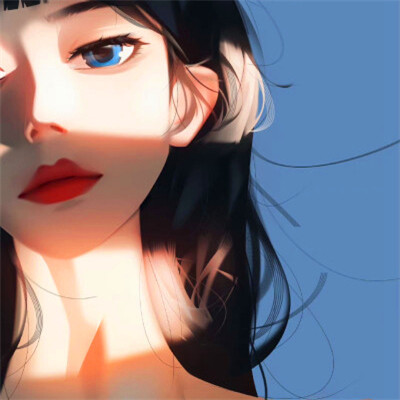 神仙惊艳手绘头像女