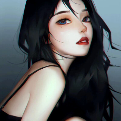神仙惊艳手绘头像女