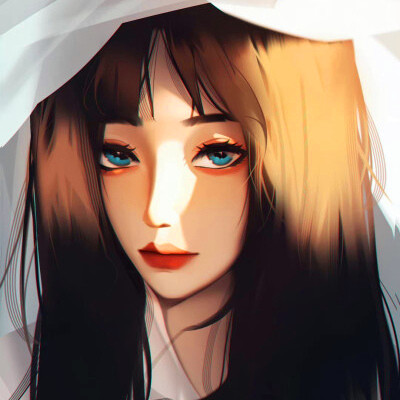 神仙惊艳手绘头像女