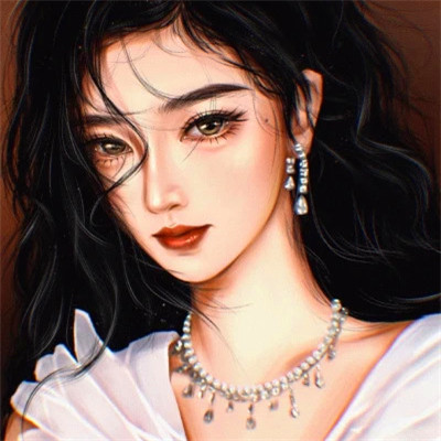 神仙惊艳手绘头像女