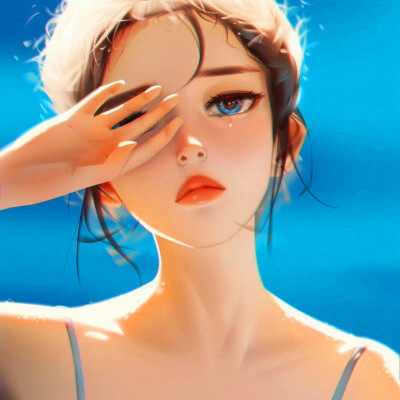 神仙惊艳手绘头像女