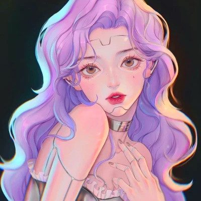 神仙惊艳手绘头像女
