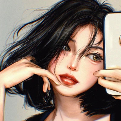 神仙惊艳手绘头像女