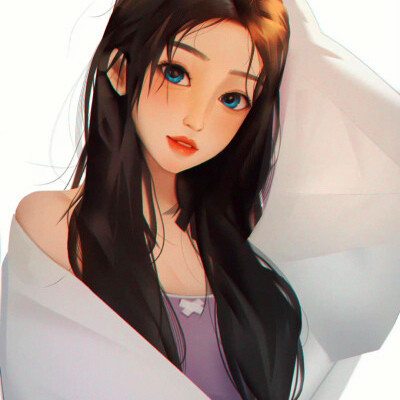 神仙惊艳手绘头像女
