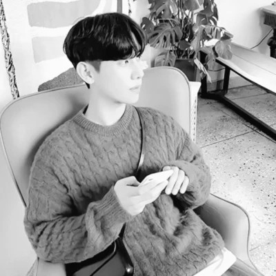 高级真人情头黑白一男一女图片