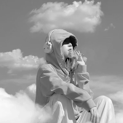 高级真人情头黑白一男一女图片