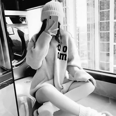 高级真人情头黑白一男一女图片