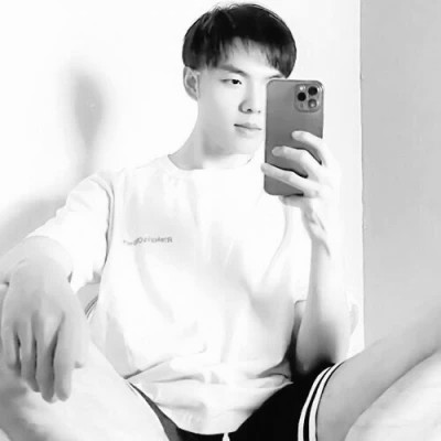 高级真人情头黑白一男一女图片