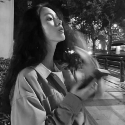 情头黑白一男一女真人高级图片