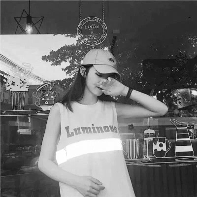 情头黑白一男一女真人高级图片