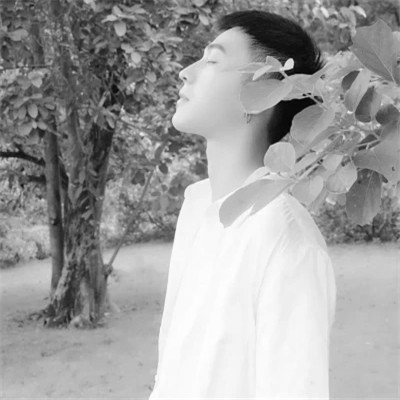 情头黑白一男一女真人高级图片