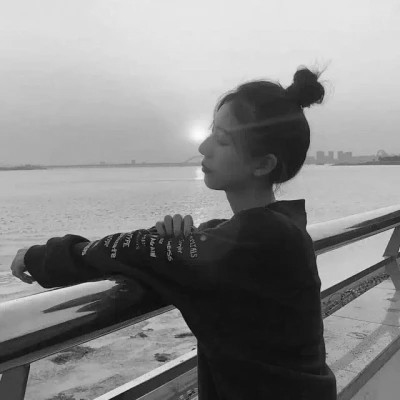 情头黑白一男一女真人高级图片