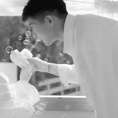 黑白情头一人一张