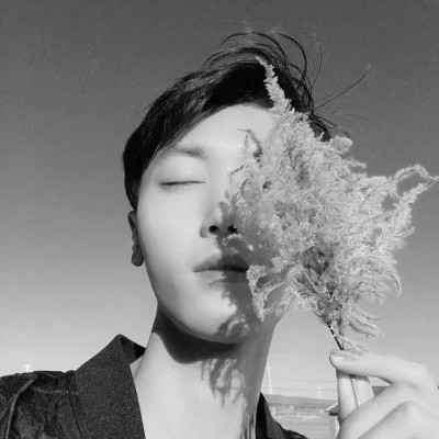 黑白情头一人一张