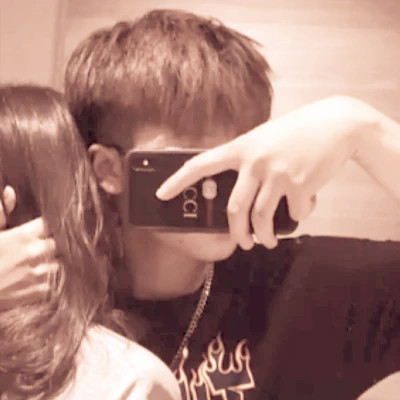 超甜ins风情侣头像真人