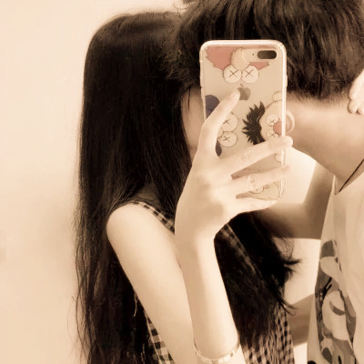 超甜ins风情侣头像真人