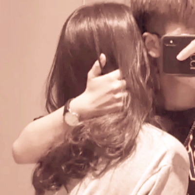 超甜ins风情侣头像真人