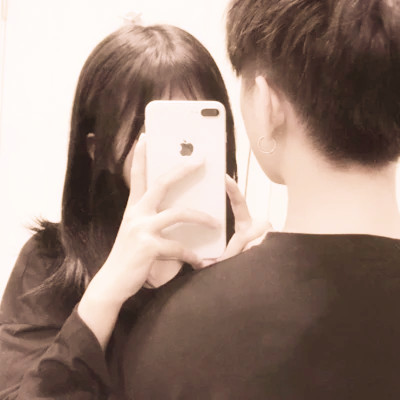 超甜ins风情侣头像真人