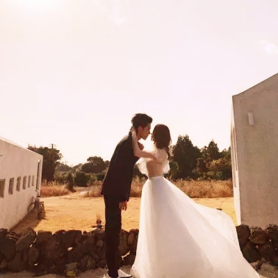 超甜ins风情侣头像真人