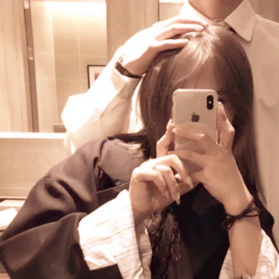 超甜ins风情侣头像真人