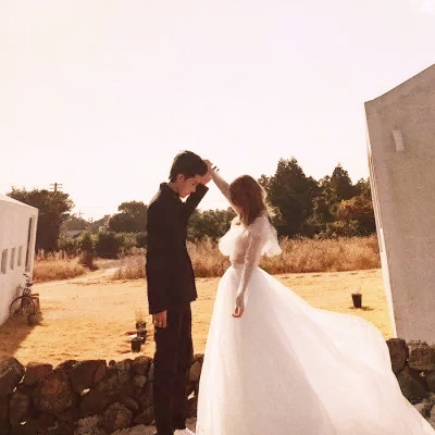 超甜ins风情侣头像真人